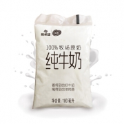 新希望 牧场原奶 新鲜纯牛奶 180ml*16袋 *6件 123.09元包邮（双重优惠）