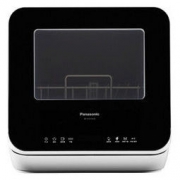 松下（Panasonic）4套容量洗碗机 除菌烘干双模式进水台式款 NP-TCX1KACN（黑色）