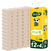 纸巾价买卷纸！HAOJL 好吉利 本色卷纸 4层x16卷