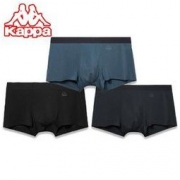 Kappa 卡帕 KP9K10 夏季冰丝男士平角内裤 3条装