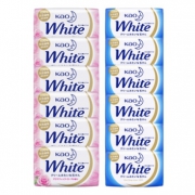 8日0点：kao 花王 White 美白香皂套装（牛乳 510g *6块+玫瑰 510g *6块） 59元包税包邮