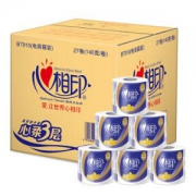8点开始：心相印 心柔系列 卷纸 3层140g*27卷*3件