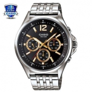 14点：CASIO 卡西欧 休闲防水 石英 男表 MTP-E303D-1A