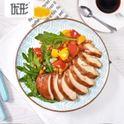 国家队战备食品 优形 奥尔良味电烤鸡胸肉 100g*6袋 汁多不柴 49元包邮 赠烤大鸡腿1只