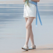 拉谷谷 Lagogo 2019夏季新款女士短裤假半身裙