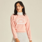 斯凯奇 女子新款针织套头卫衣