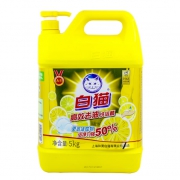 白猫 高效去油洗洁精 5kg泵装