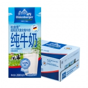 欧德堡（Oldenburger）超高温处理全脂纯牛奶200ml*24盒