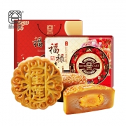 囍尚堂 福禄囍中秋月饼铁盒（6饼5口味420g）