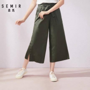 4日10点：Semir 森马 13-038260220 女士绑带阔腿裤