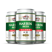 哈尔滨 醇爽9度啤酒 330ml*24听 整箱装