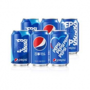 限华南：Pepsi 百事可乐 碳酸饮料 330ml*6听