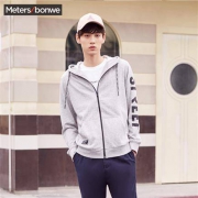 Meters bonwe美特斯邦威 224398 男士连帽开衫
