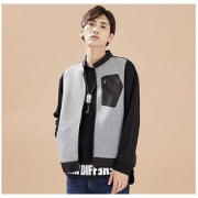 Meters bonwe 美特斯邦威 224136 男士修身立领外套
