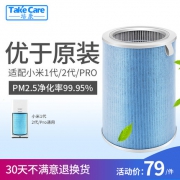 升级除甲醛、适配小米、3倍差价！Take Care 培康 升级版除甲醛抗菌滤芯