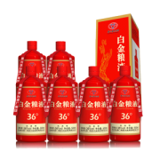 茅台白金酒 36度白金粮液 浓香型白酒 500ml*6瓶
