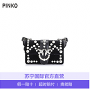 1倍差价：Pinko 品高 Mini款 天鹅绒珍珠燕子包