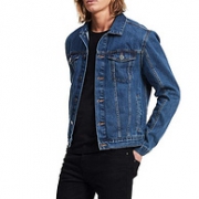 Calvin Klein/卡尔文·克莱恩  男式 牛仔卡车夹克
