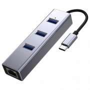 Kaiboer 开博尔 Type-C扩展坞（USB3.0*3、千兆网卡） 45元包邮（需用券）