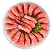 今锦上 冷冻麻辣北极甜虾 550g *10件