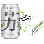 天地精华 0糖0脂0卡路里 青瓜味苏打气泡水 330ml*20罐整箱