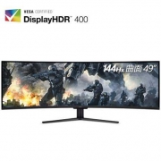 29日0点：Acer宏碁EI491CRP49英寸量子点带鱼屏（144Hz、1800R、FreeSync、HDR400）