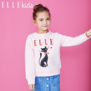 2019春秋新款 ELLE kids 男/女童圆领卫衣