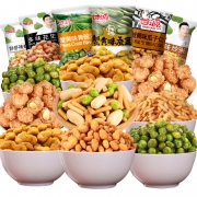 甘源牌 零食组合 共16小包 共207g 9.9元包邮