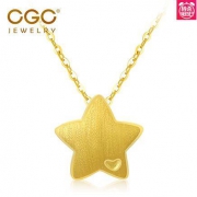 CGC中银金行 黄金吊坠 999足金 送同色银链