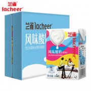 Lacheer 兰雀 常温酸奶（原味） 保加利亚益生菌 200g*24盒 *4件