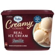 Bulla 澳洲原装进口鲜奶冰淇淋桶装 2L 118元包邮（需用券）
