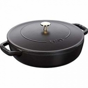 Staub 椭圆形带盖铸铁砂锅24cm Chistera