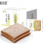 味出道 全麦无蔗糖面包 1000g整箱