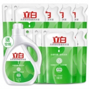 22点：立白 天然茶籽除螨除菌洗衣液9斤送空瓶（500g*9袋） *3件