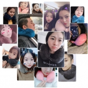 TOPENTAR 驼峰护颈枕 12色可选 送眼罩+耳塞 10.8元包邮 （需用券）
