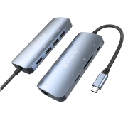 XMW 鑫魔王 8合1 Type-C 拓展坞（千兆网口+读卡器+HDMI+60WPD快充+USB3.0等） 125元包邮（需用券）