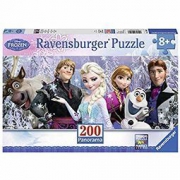 中亚prime会员：Ravensburger 睿思 拼图 迪士尼系列冰雪奇缘全景图 200片 R128013