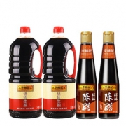 10点开始、88VIP：李锦记 锦珍生抽 1650ml*2瓶 + 陈醋 410ml*2瓶 *2件 49.72元包邮（前12小时）