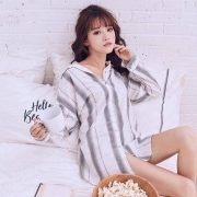 歌瑞尔 HWL18050 女士纯棉长袖睡衣