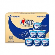 心相印 卷纸 心柔系列 3层110克*30卷*3件