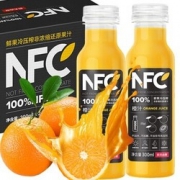 农夫山泉 NFC果汁橙汁饮料 300ml*24瓶 125元包邮（双重优惠）