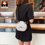 ￥44.9 斜挎女手提单肩百搭圆包