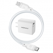 MOMAX 摩米士 Type-C To Lightning MFi认证PD快充线 1.2米 + UM12 PD充电器 18W 49元包邮（需用券）