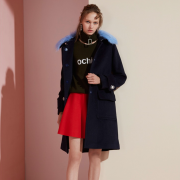 ochirly 欧时力 1GZ4345150 女士双面呢外套 200元（限前1小时）