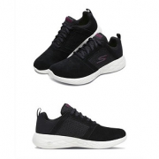 Skechers Go Run 600 黑白玫红 到手价329