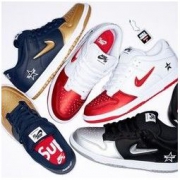 14日9点、小编精选： NIKE 与 Supreme New York 的联名来啦！男/女款滑板鞋