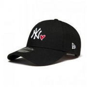 NEW ERA MLB NY桃心弯檐帽棒球帽