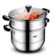 ASD 爱仕达 QVL1528 双层不锈钢蒸锅 28cm 79元（需用券）