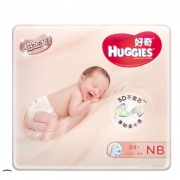 HUGGIES 好奇 铂金装 婴儿纸尿裤 NB 84片 64.55元包邮（需用券）