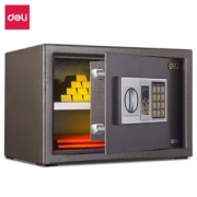 得力(deli)保险柜 高25CM小型入墙入柜保险箱 办公家用双保险密码保管箱 锐剑33037